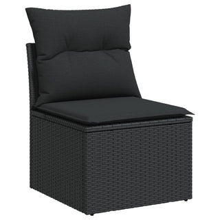 6-Delige Loungeset Met Kussens Poly Rattan