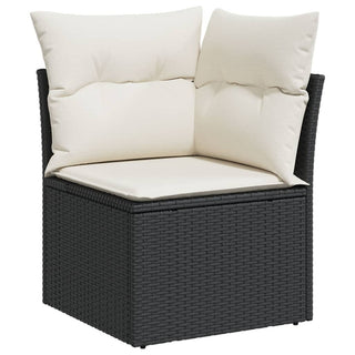 10-Delige Loungeset Met Kussens Poly Rattan